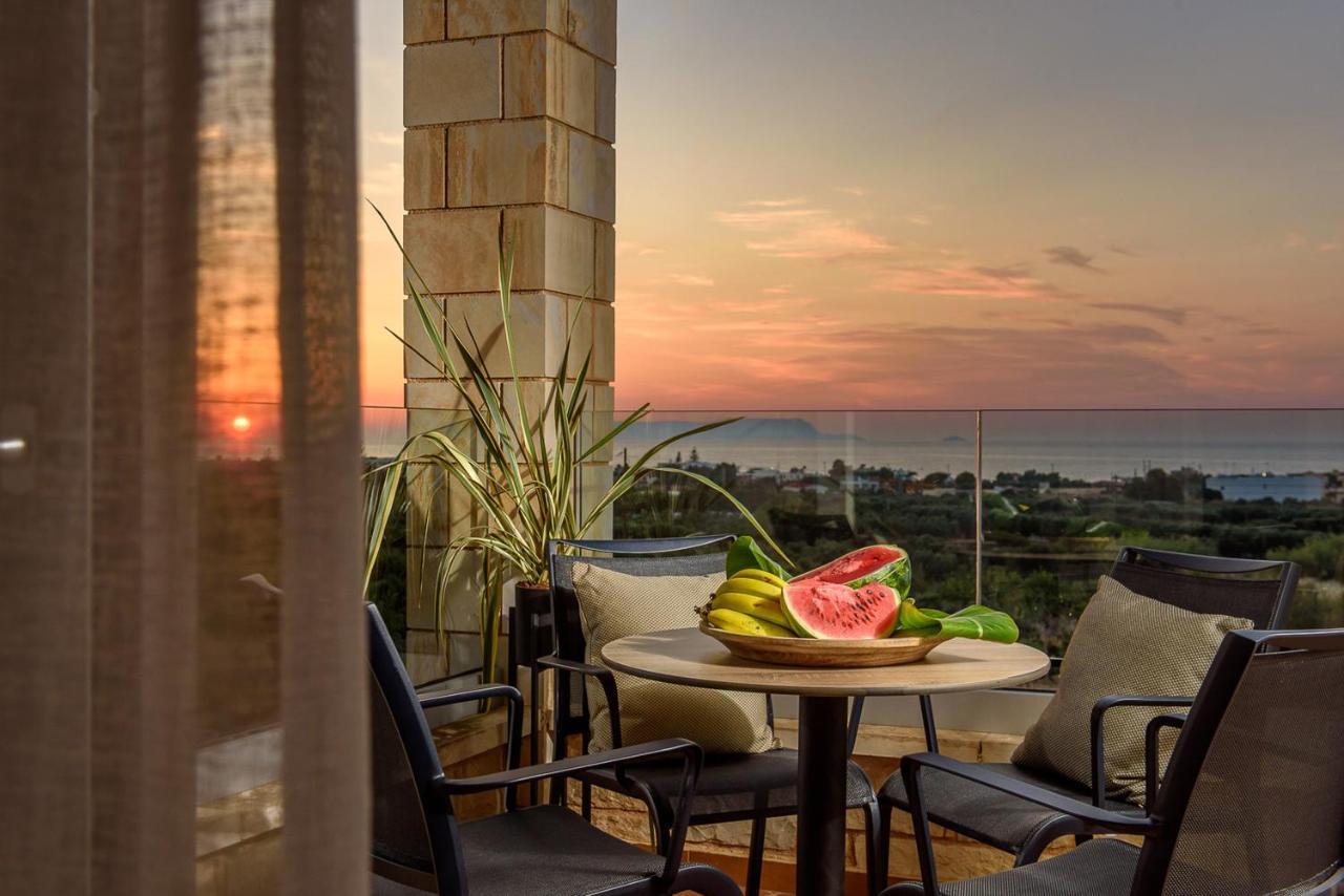 Caldera Theros Villas ヘルソニソス エクステリア 写真